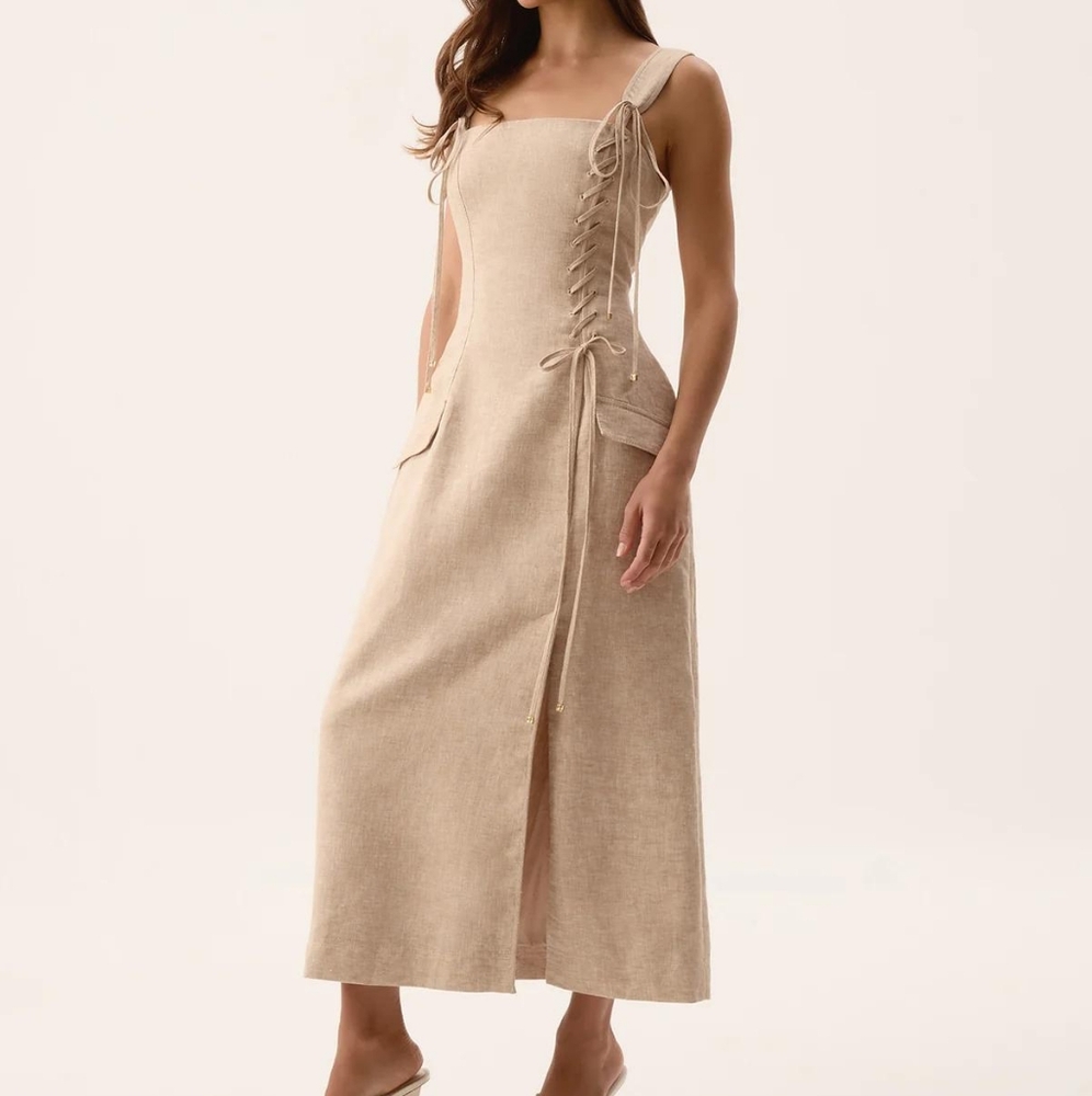 Aje Morgan Midi Dress